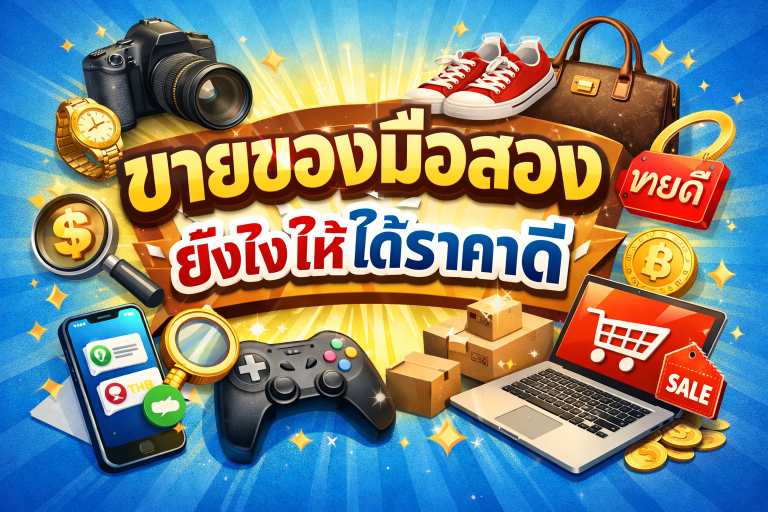 ขายของมือสองยังไงให้ได้ราคาดี